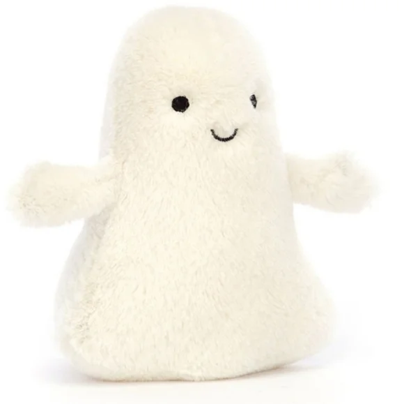 Jellycat Ooky Ghost Soft & Plush 5.5x4.7x3.5" NWT - Picture 1 of 7